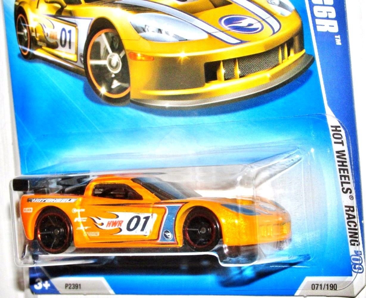 Amazon | HOT WHEELS RACING '09 05 OF 10 YELLOW CORVETTE C6R